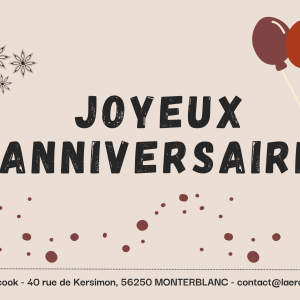 Carte Cadeau Anniversaire